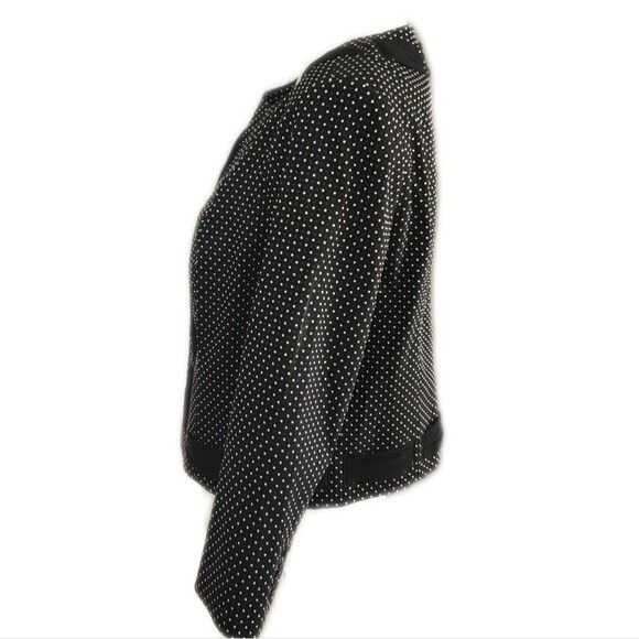 CAbi Style #5156 Seaside Chic Black Cropped Jacket White Dots, 12 - Picture 3 of 12